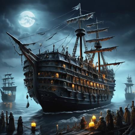 00386-[number]-2859769437-((realistic,digital art)), (hyper detailed),h4l0w3n5l0w5tyl3DonMD4rk Ghost Ship, Chilling, Voodoo Dolls, Skulls, Creepy Candleli.png